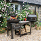 Complete outdoor kitchen with dome oven (10150373687489)