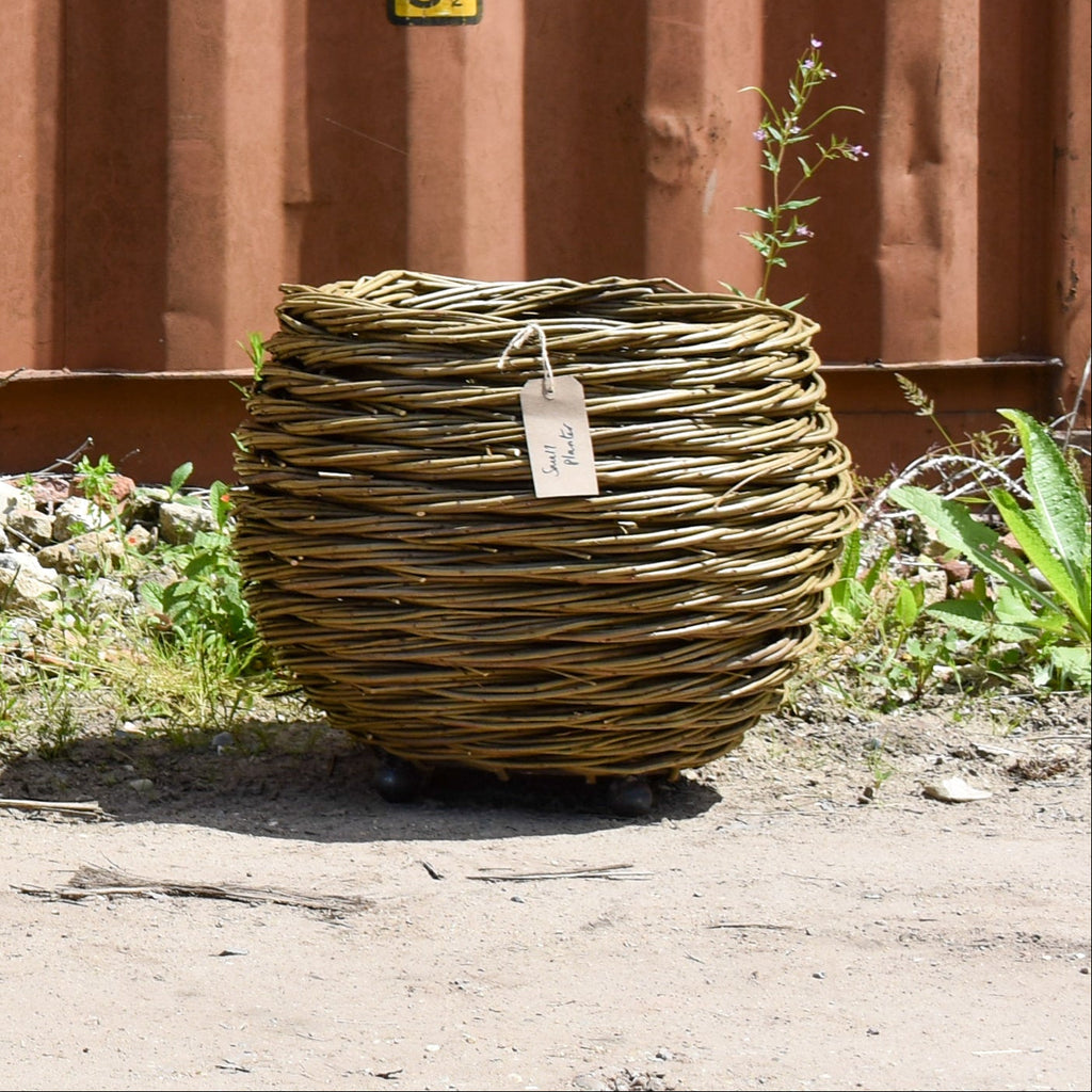 Small Woven Willow Round Planter (15038401905025)