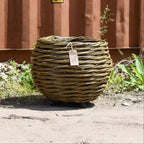 Small Woven Willow Round Planter (15038401905025)