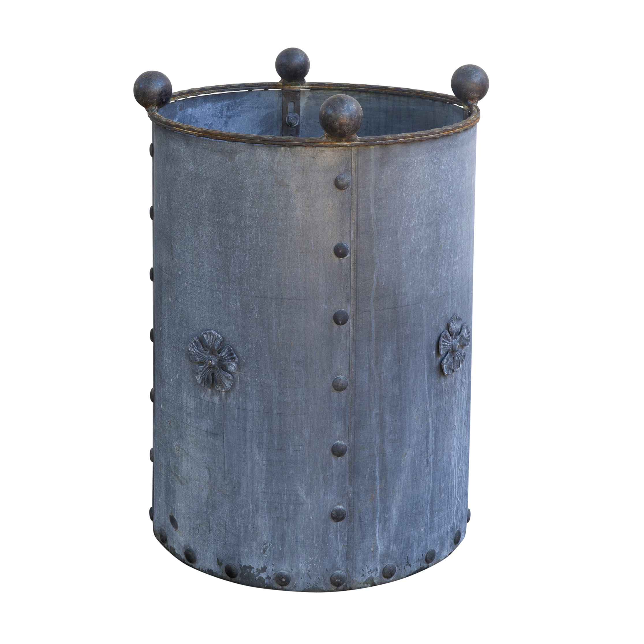Arthur Jack Traditional Round Steel Planter (7702021931201)