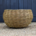 Large Woven Willow Round Planter (15038521213313) (15065096028545) (15065098715521)