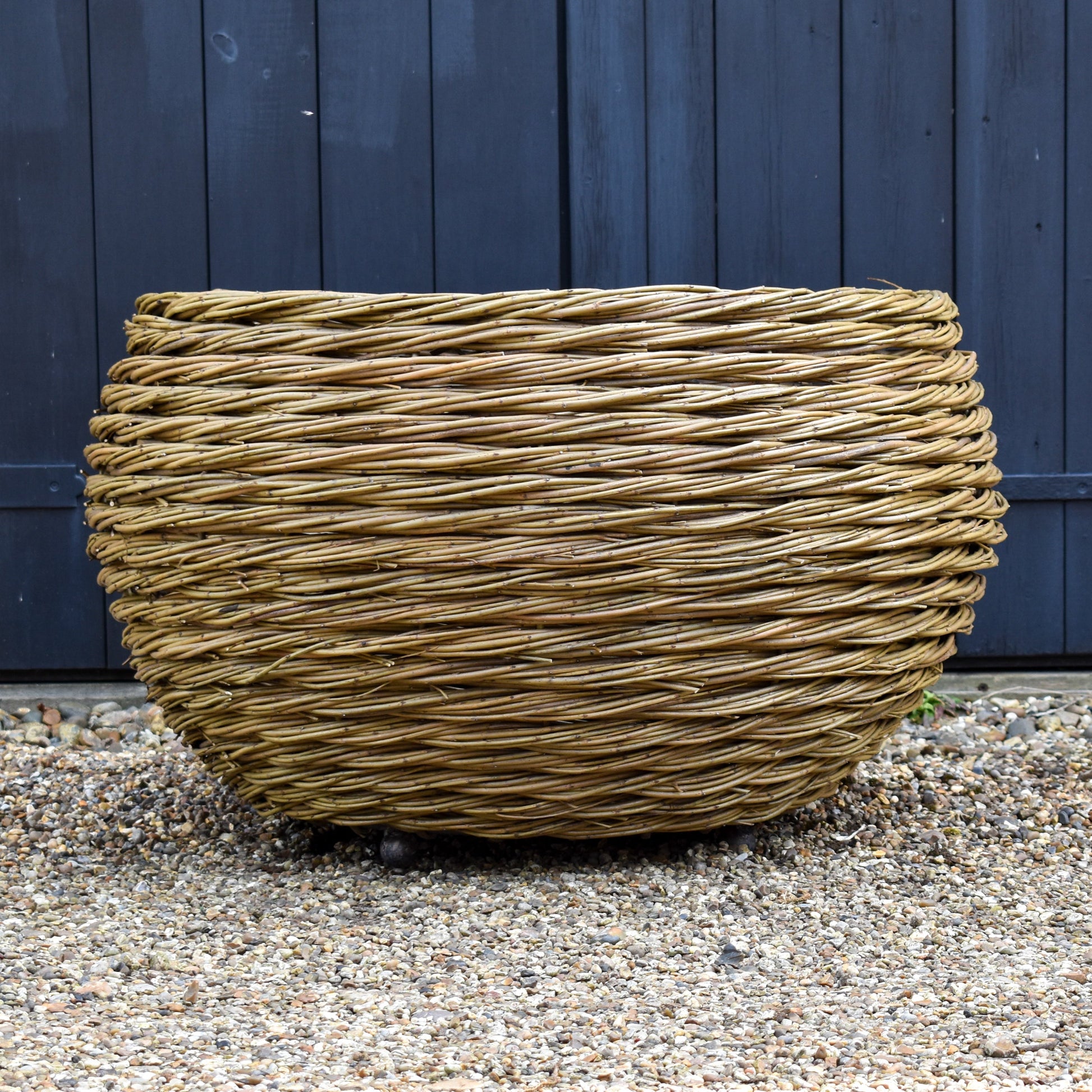 Large Woven Willow Round Planter (15038521213313) (15065096028545) (15065098715521)