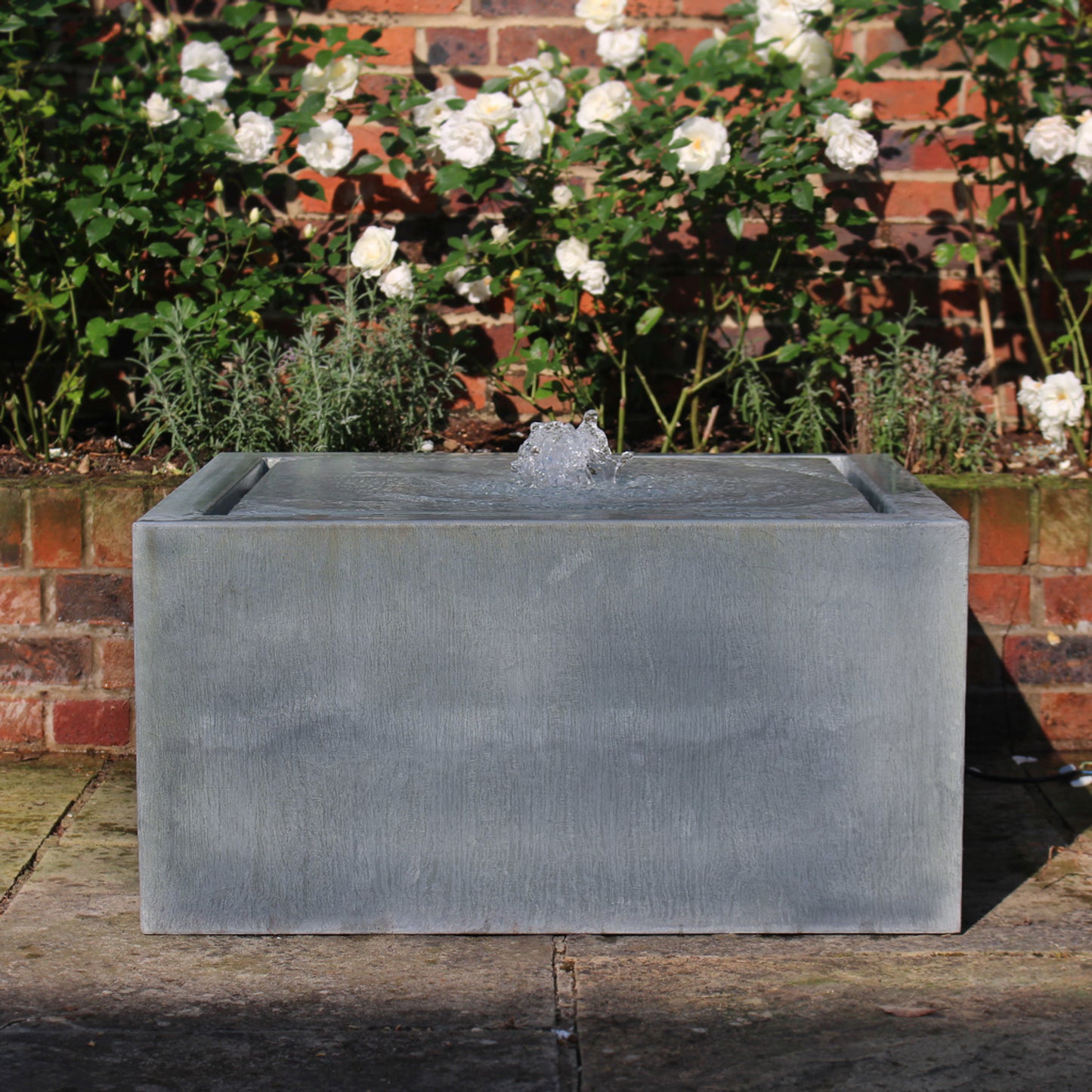 Qube Galvanised Steel Square Water Table