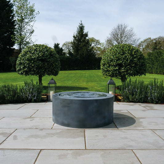 Ravello Galvanised Steel Circular Water Table (15040350716289)