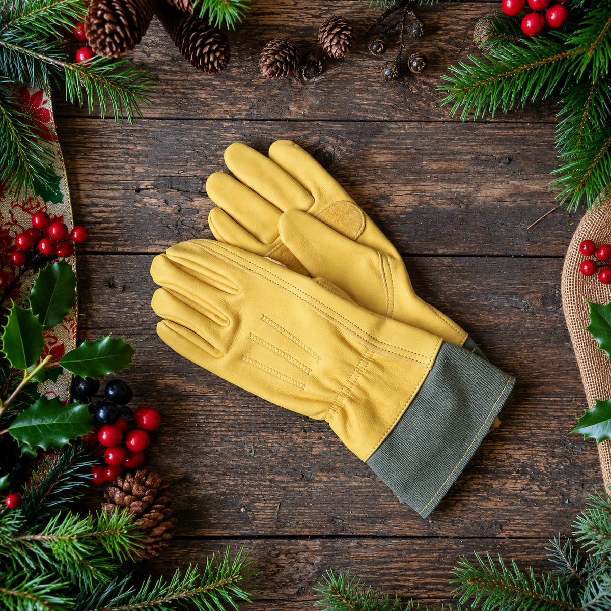 All Purpose Leather Gardening Gauntlet