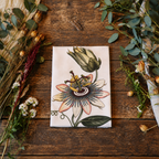 Handmade Cotton Tea Towel Botanical Collection