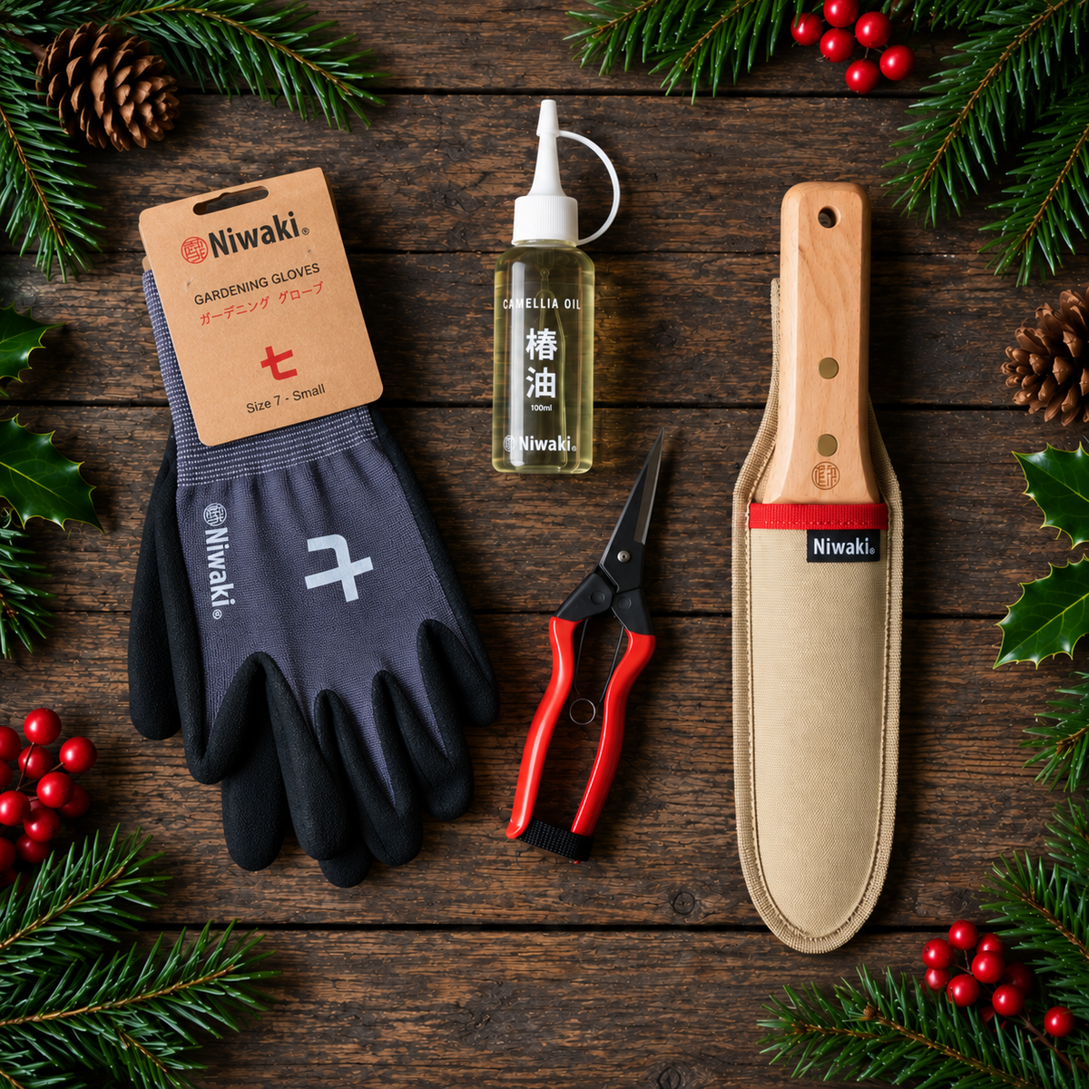 Niwaki Hori Hori Christmas Gift Set