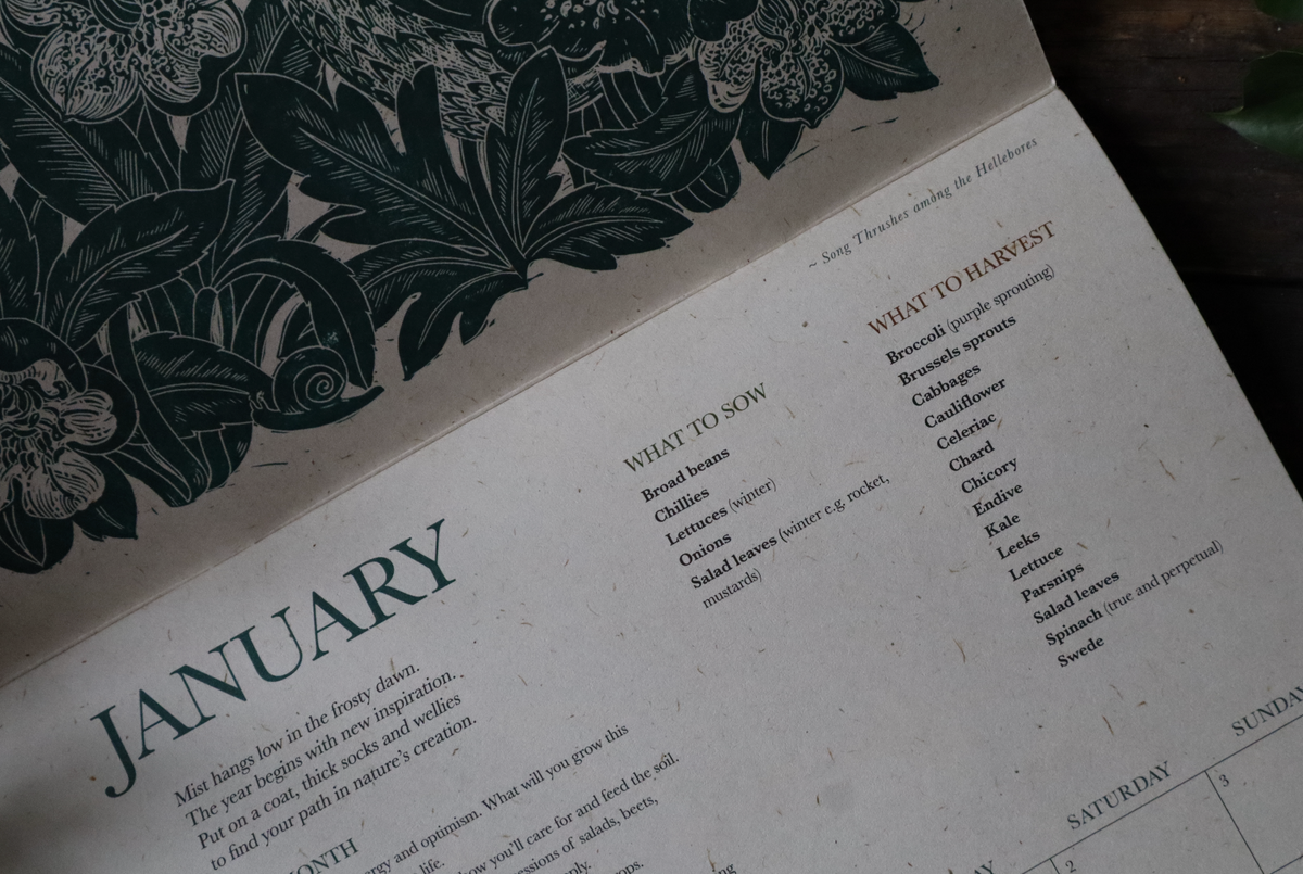 Growing through the seasons 2027 Gardening Calendar