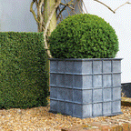Sienna Square Galvanised Steel Planter (10175678742721)