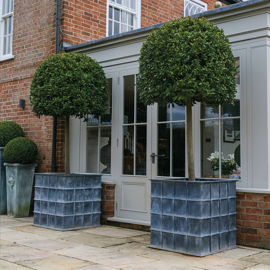 Sienna Square Galvanised Steel Planter