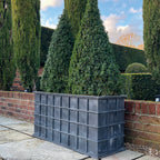 Sienna Square Galvanised Steel Planter (10175678742721)