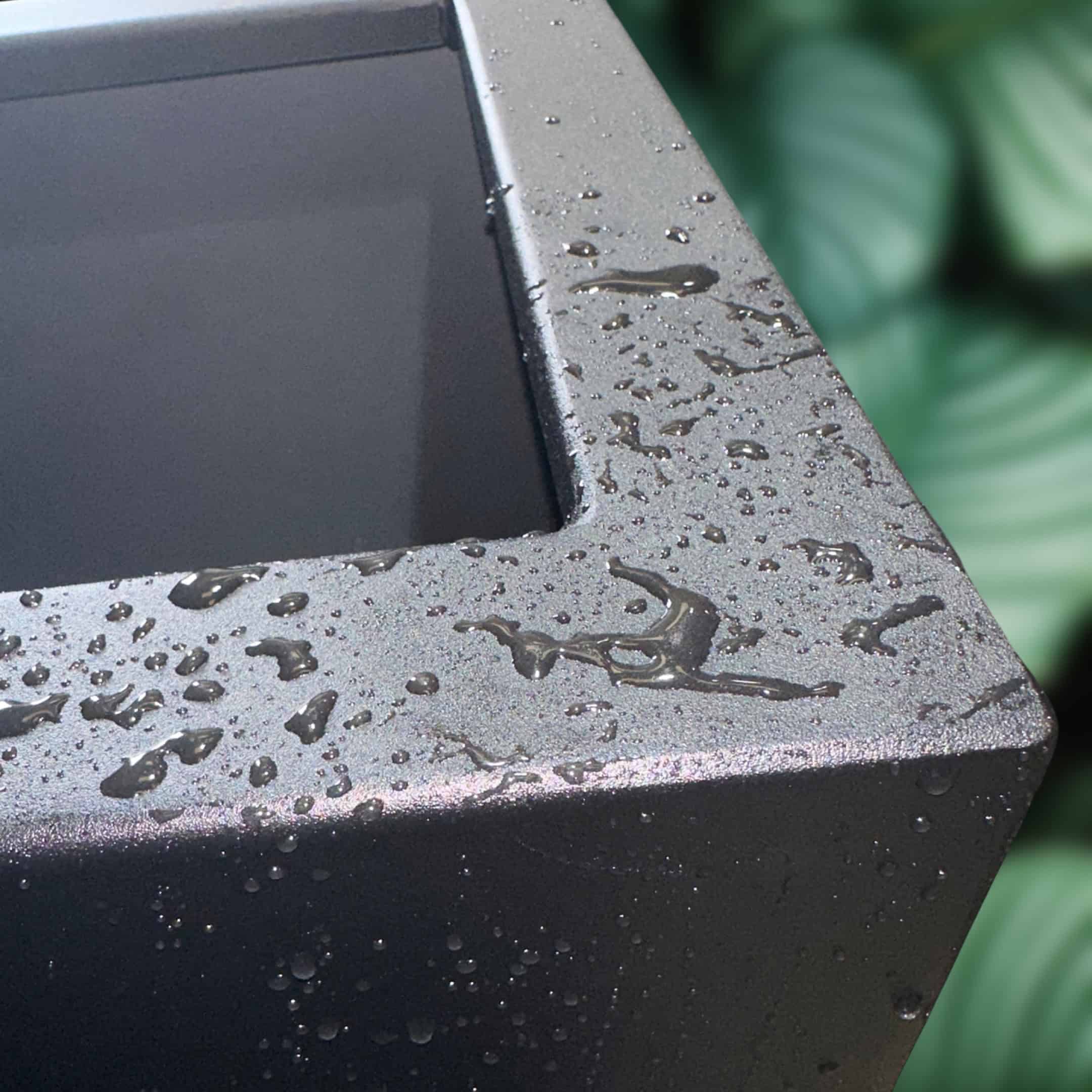 Nappa Powder Coated Steel Cube Box Planter