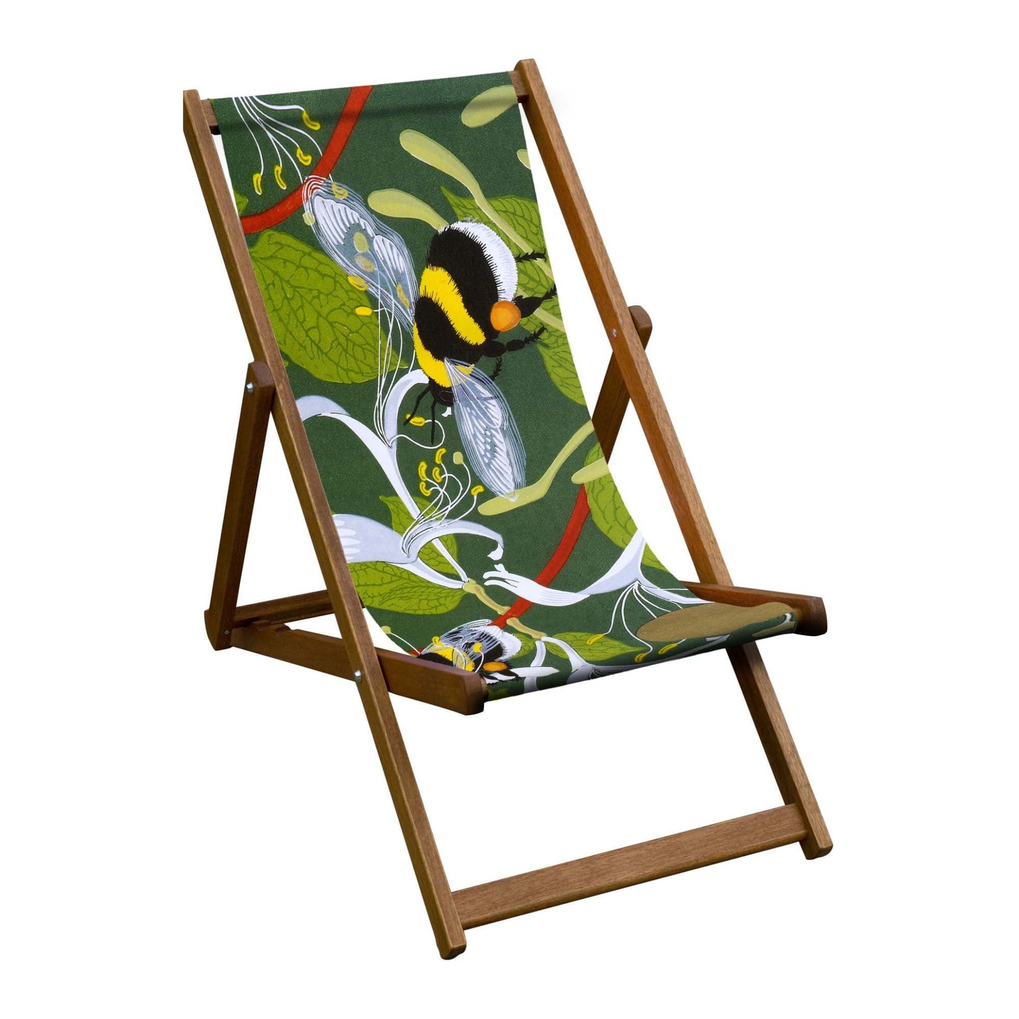 Oiled Birch Garden Deckchair Robert Gilmore Collection