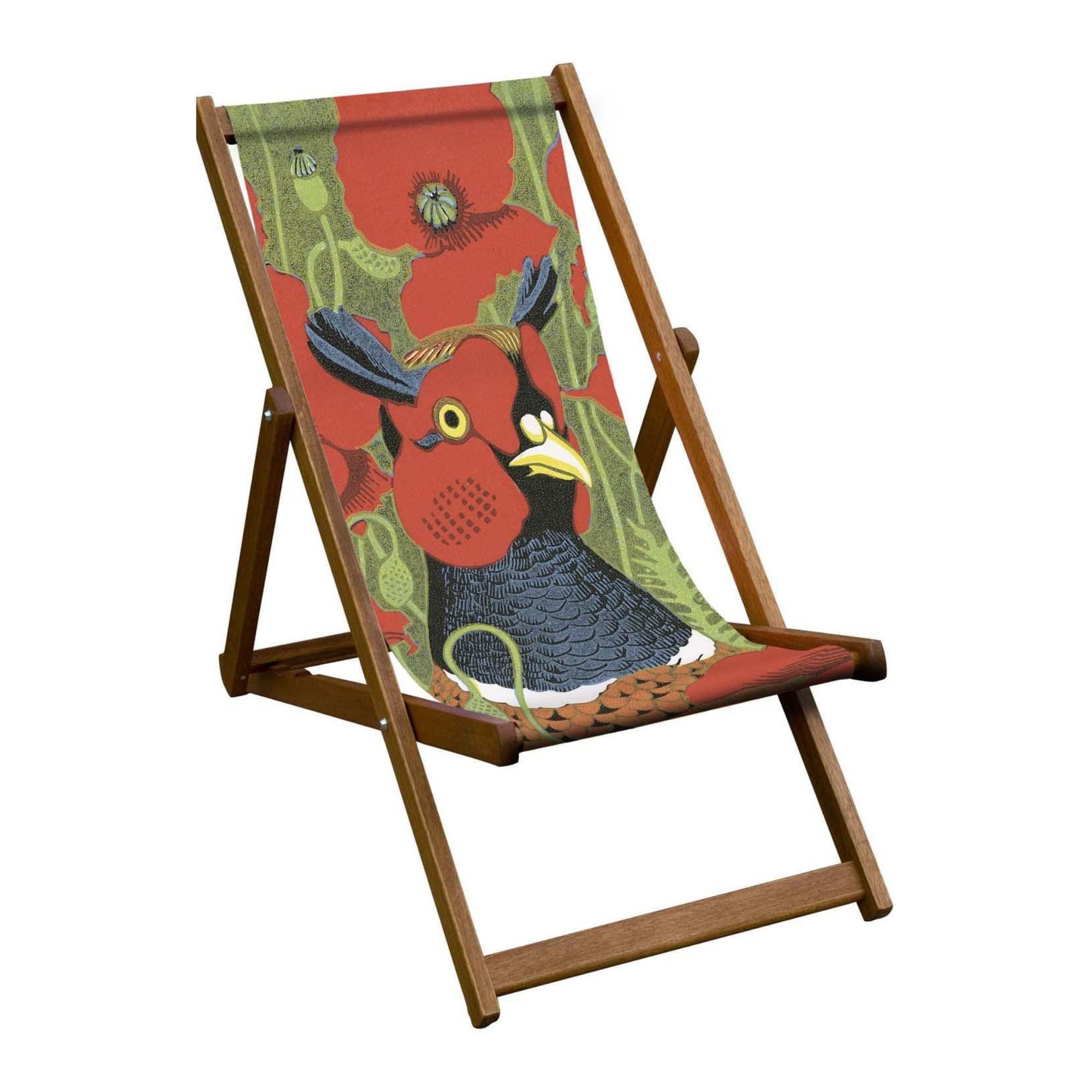 Oiled Birch Garden Deckchair Robert Gilmore Collection