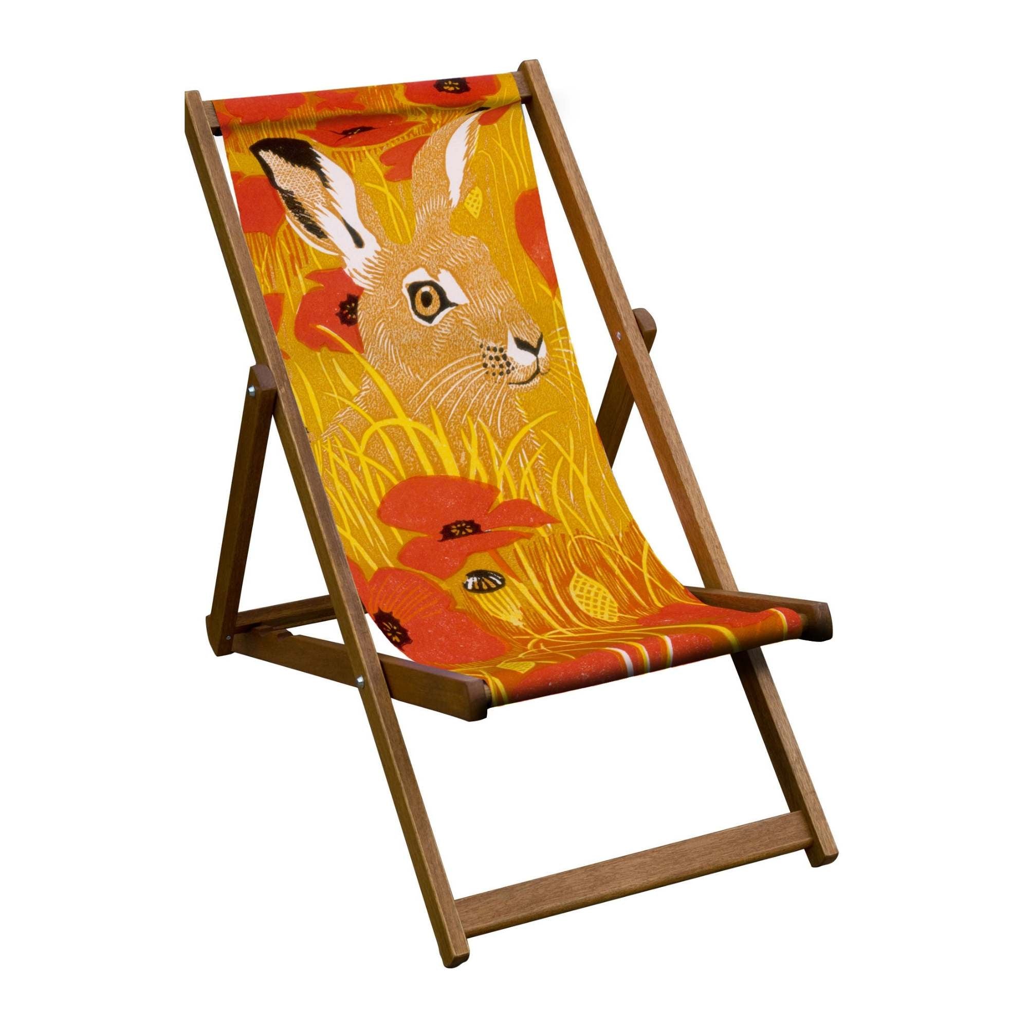 Oiled Birch Garden Deckchair Robert Gilmore Collection