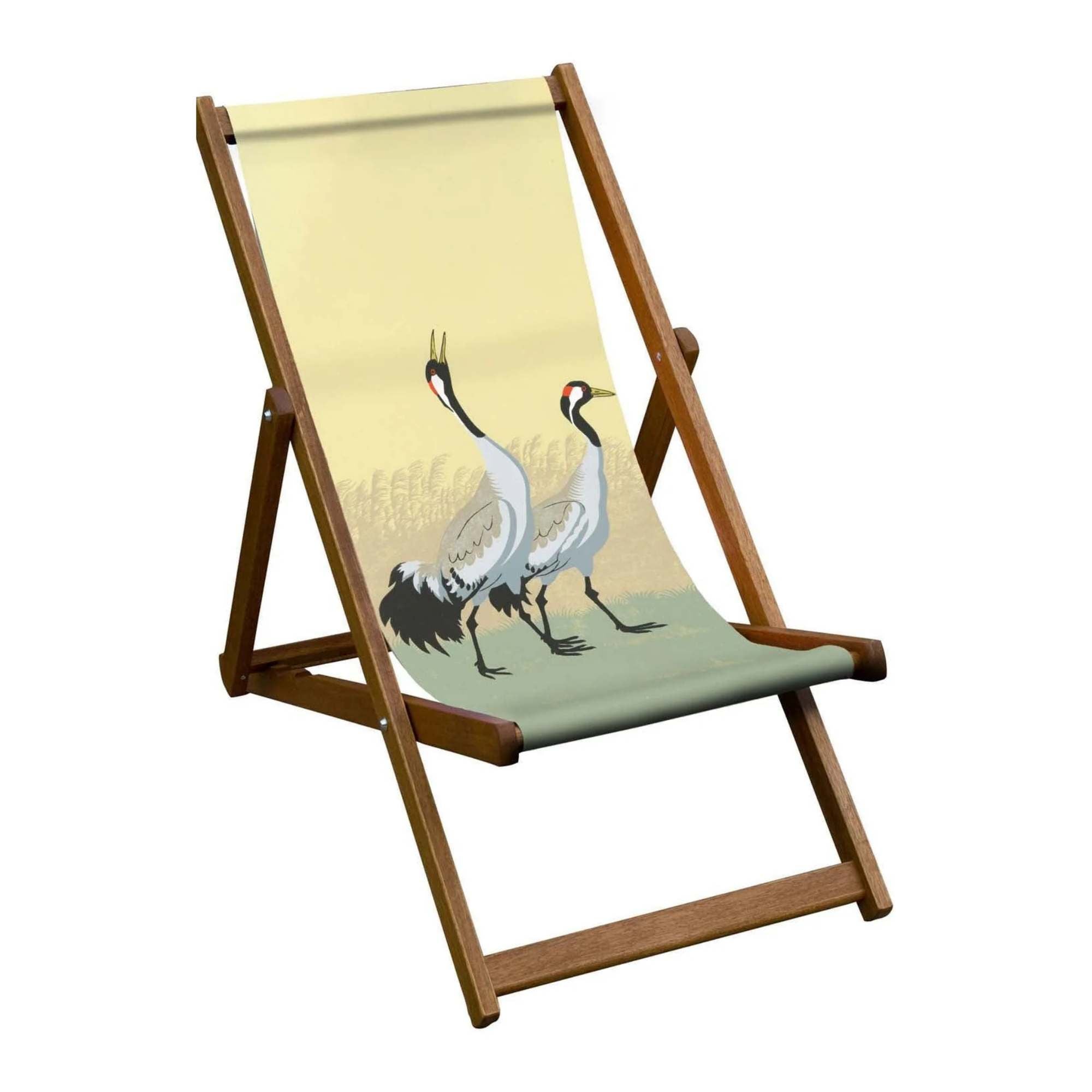 Oiled Birch Garden Deckchair Robert Gilmore Collection