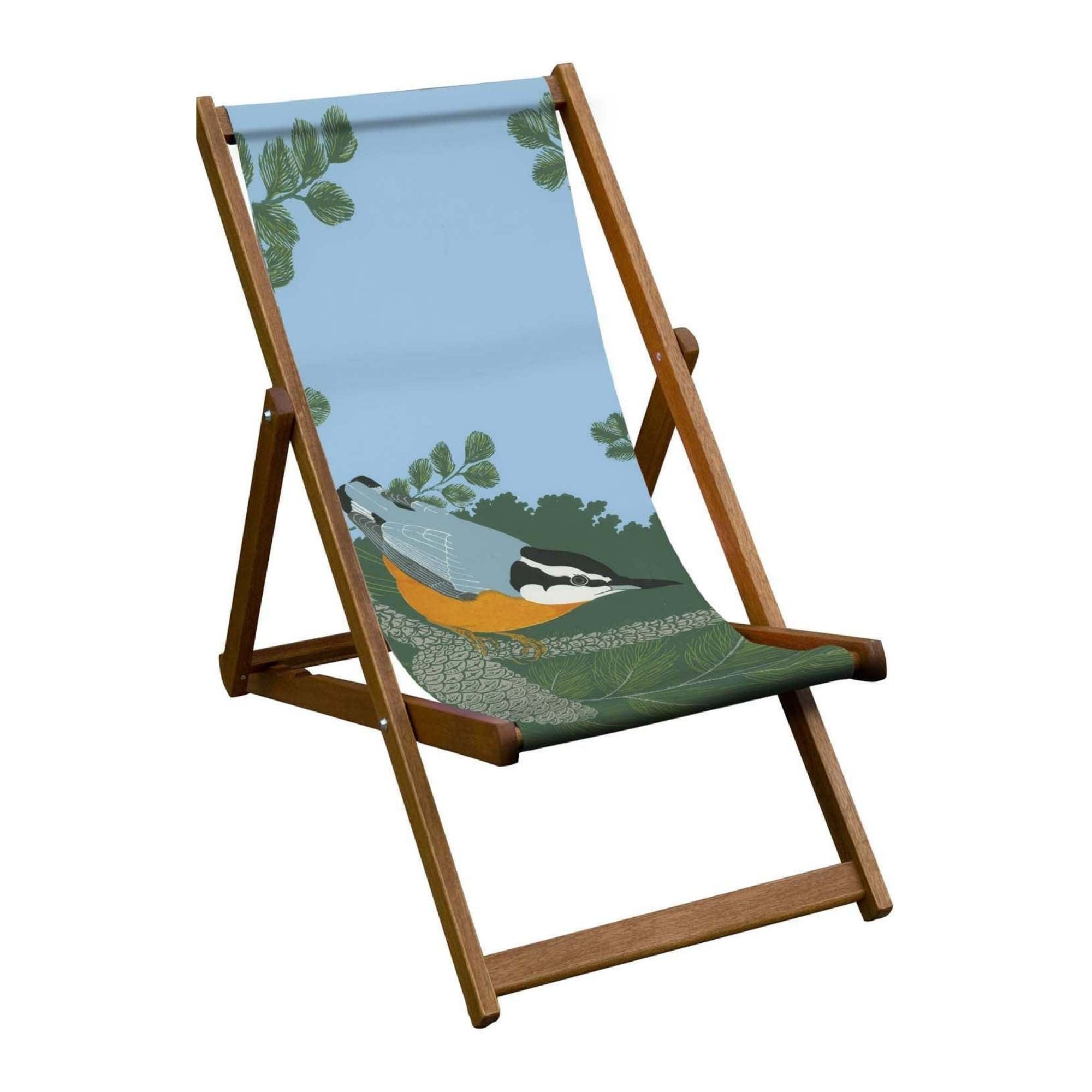 Oiled Birch Garden Deckchair Robert Gilmore Collection