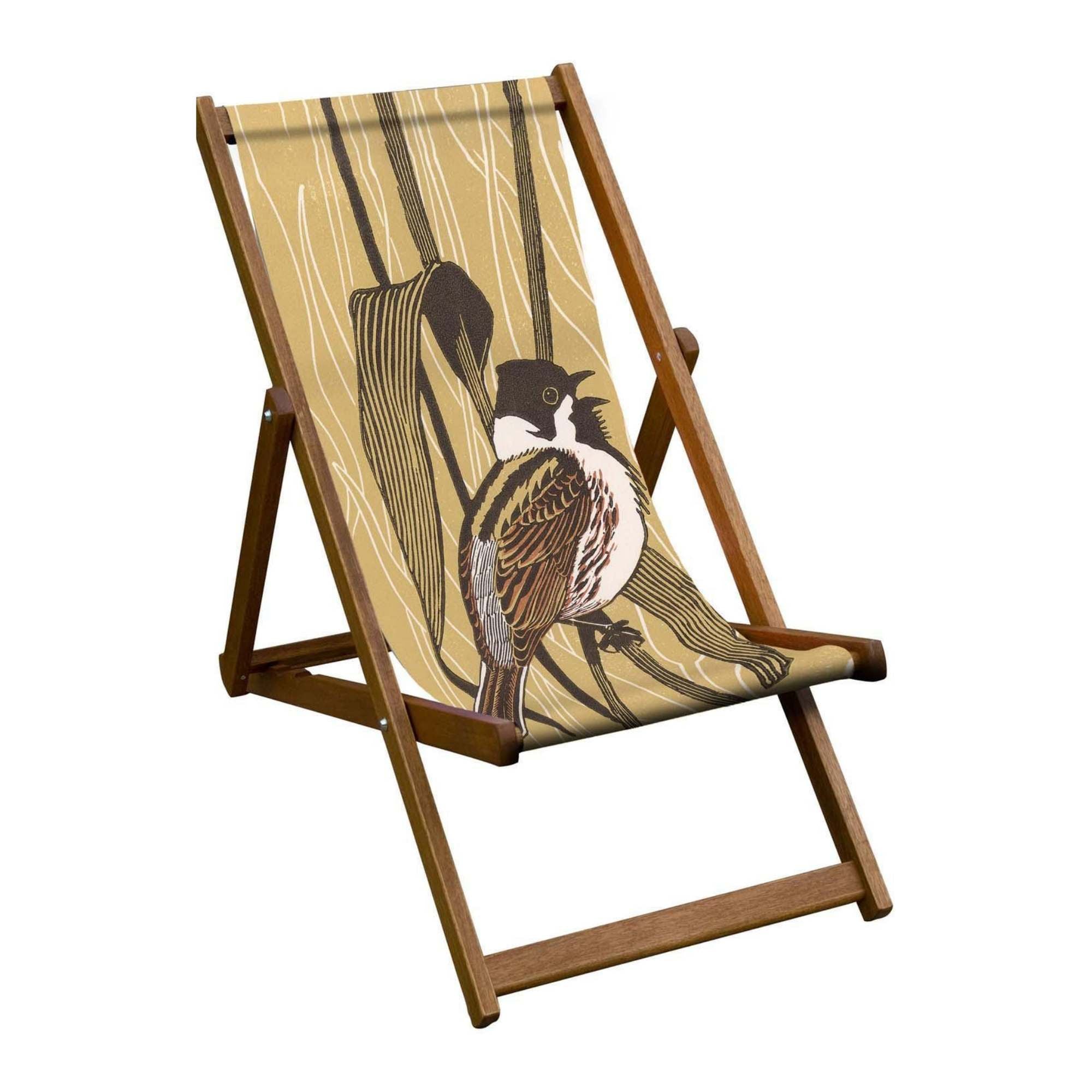 Oiled Birch Garden Deckchair Robert Gilmore Collection