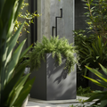 Huby Powder Coated Steel Tower Planter