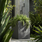 Huby Powder Coated Steel Tower Planter
