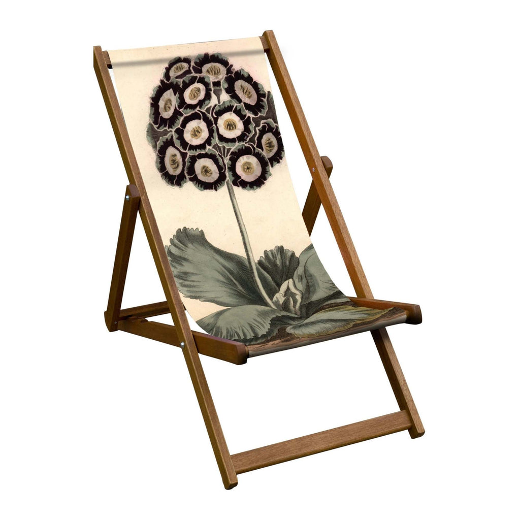 Oiled Birch Garden Deckchair Botanical Collection