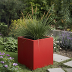 Huby Powder Coated Steel Tower Planter