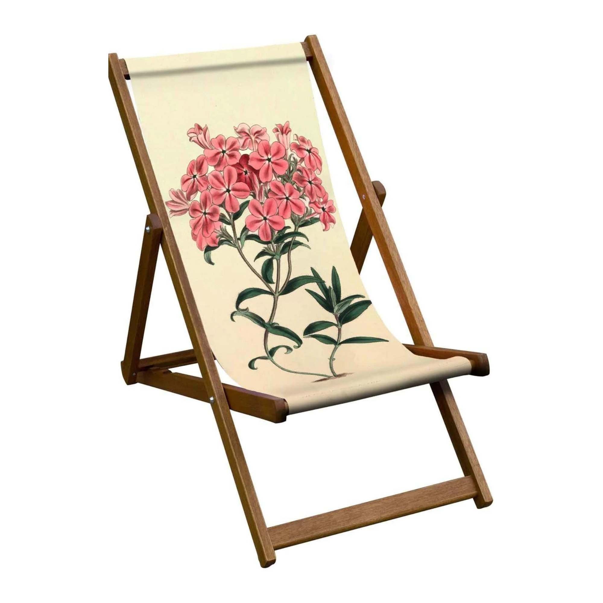 Oiled Birch Garden Deckchair Botanical Collection