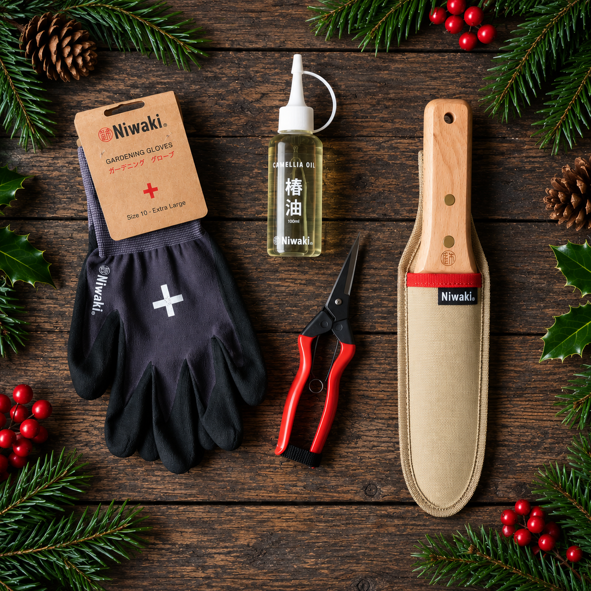 Niwaki Hori Hori Christmas Gift Set