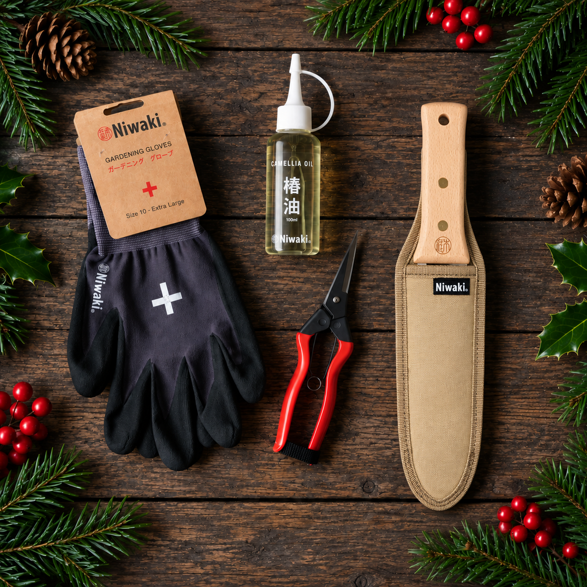 Niwaki Hori Hori Christmas Gift Set