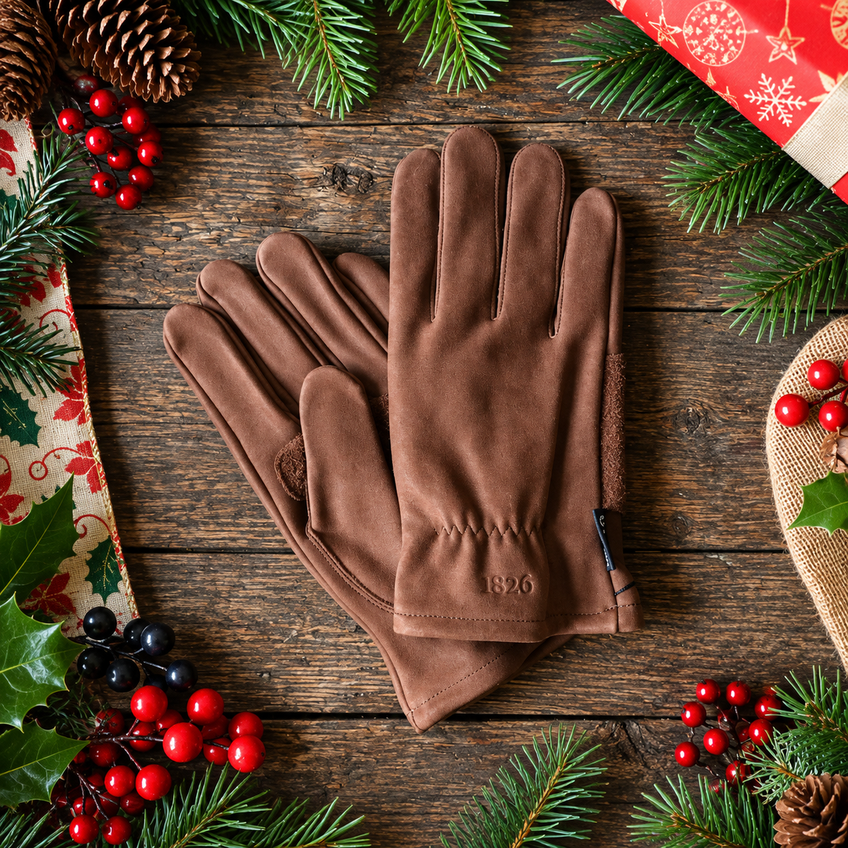 All Purpose Lined Brown Leather Gardening Gloves