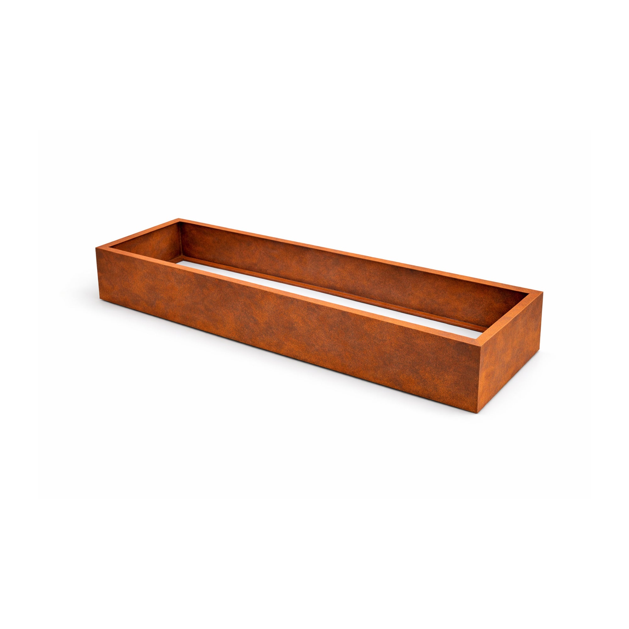 Duncombe Corten Steel Bottomless Trough Planter