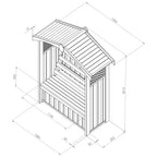 Dorset Arbour with Storage Box (7714065678529)