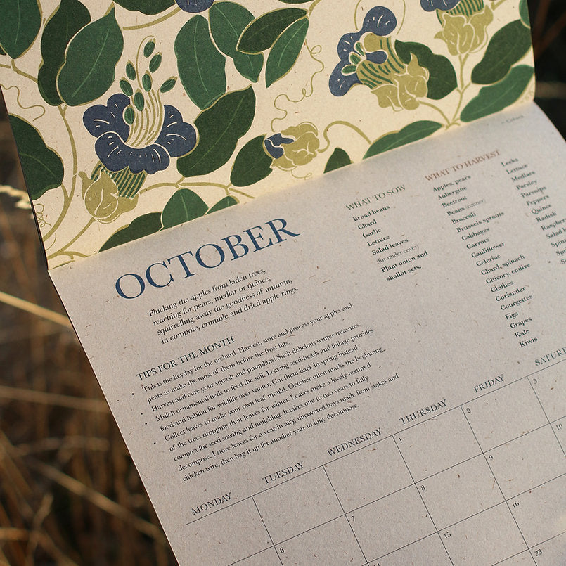 Growing through the seasons 2026 Gardening Calendar