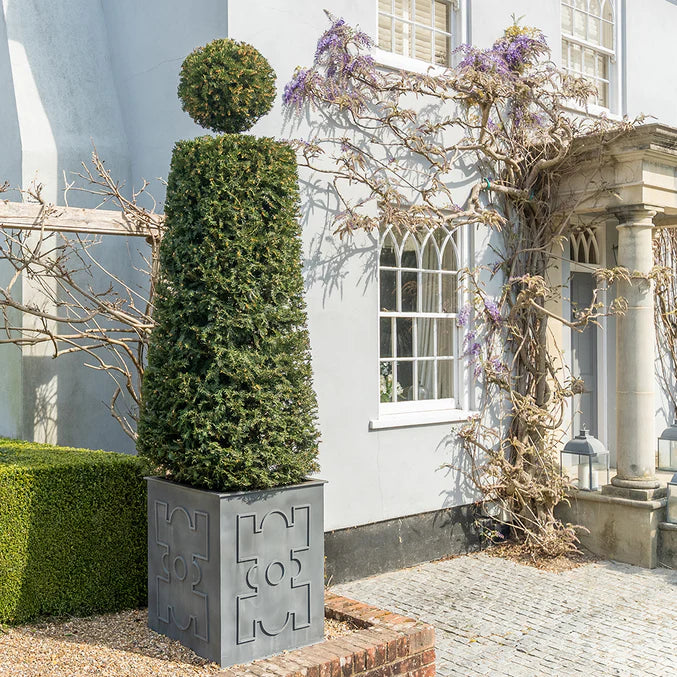 French Galvanised Steel Planter