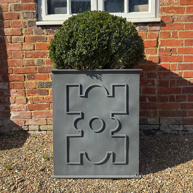 French Galvanised Steel Planter