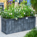 French Galvanised Steel Planter