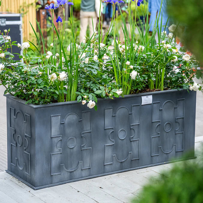 French Galvanised Steel Planter