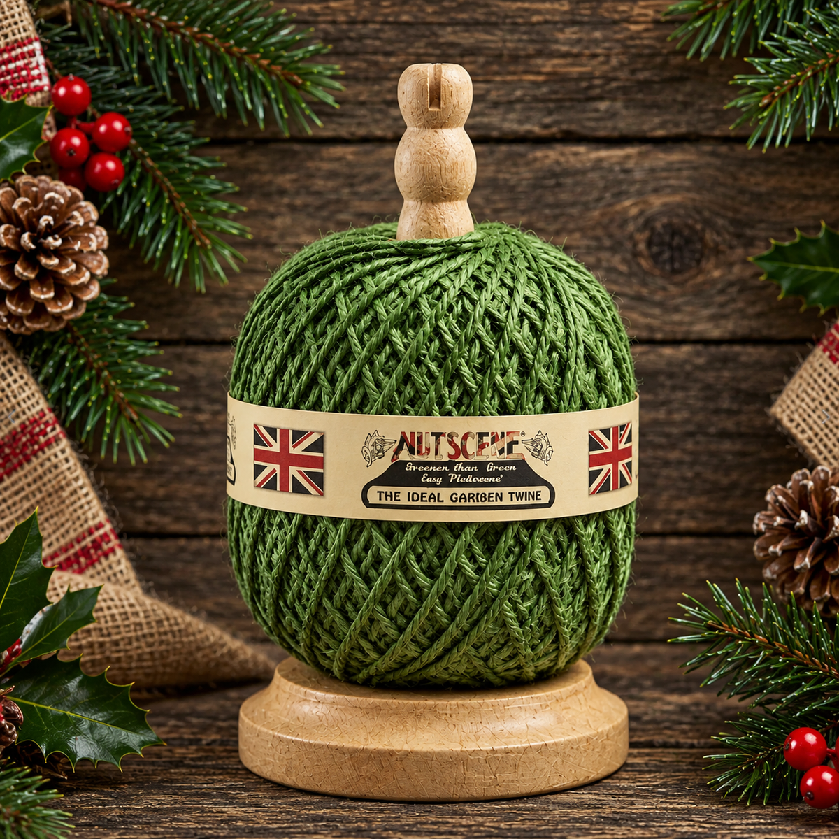 Ball of Green Heritage Twine 130m