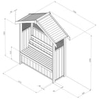 Hampshire Arbour with Storage Box (7714116927681)