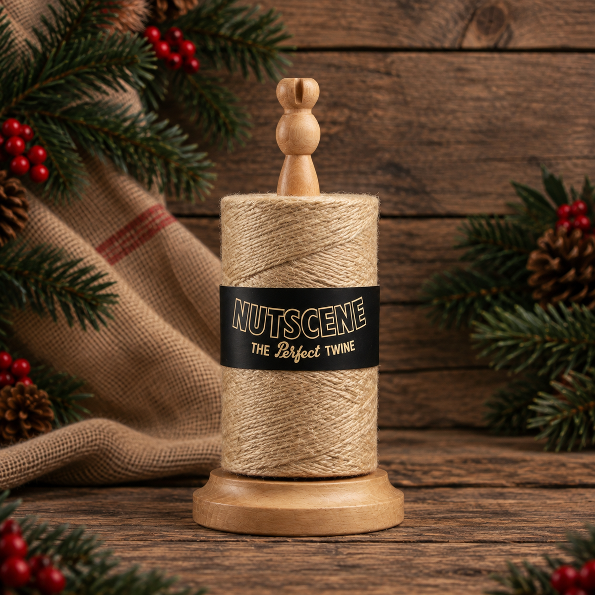 Large Spool Natural 3ply Jute Twine 600m