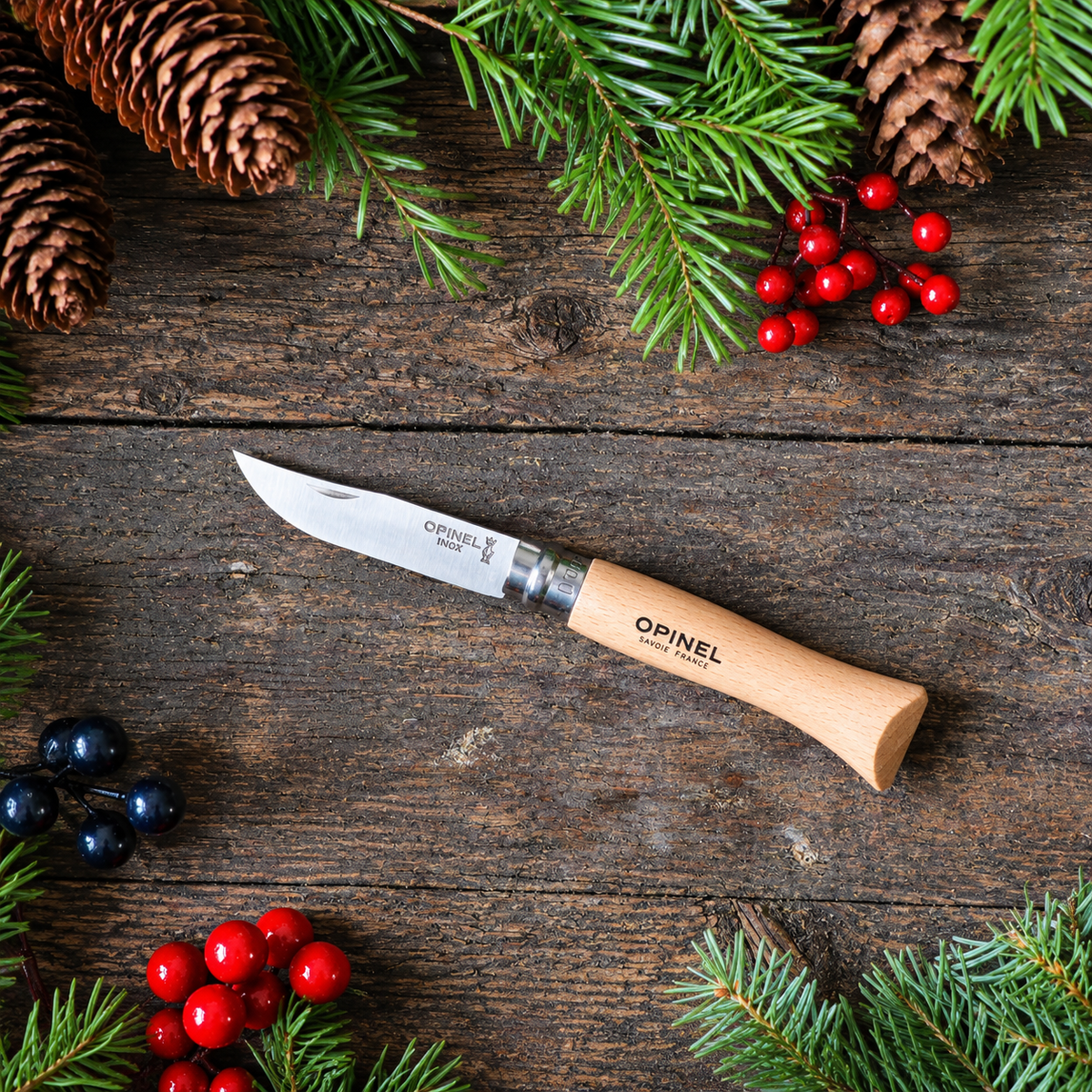 Opinel No.8 Stainless Steel Pocket Knife