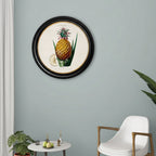 Pineapple Plant c.1831 Round Framed Print (7702943039681)