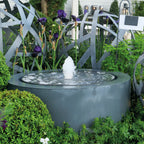Ravello Galvanised Steel Circular Water Table (15040350716289)