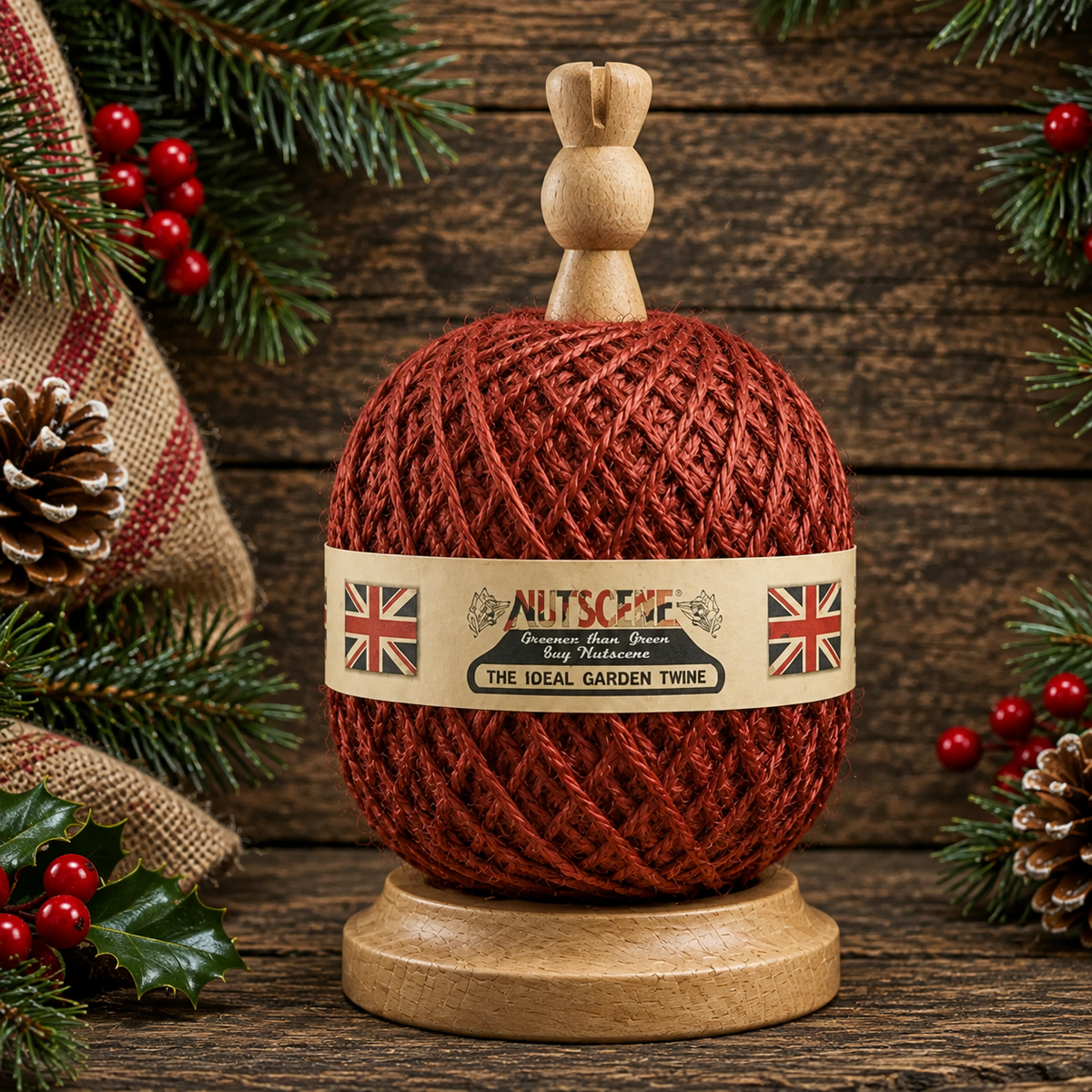 Ball of Red Heritage Twine 130m