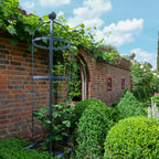 Round Galvanised Steel Obelisk Plant Support (10172707897537)