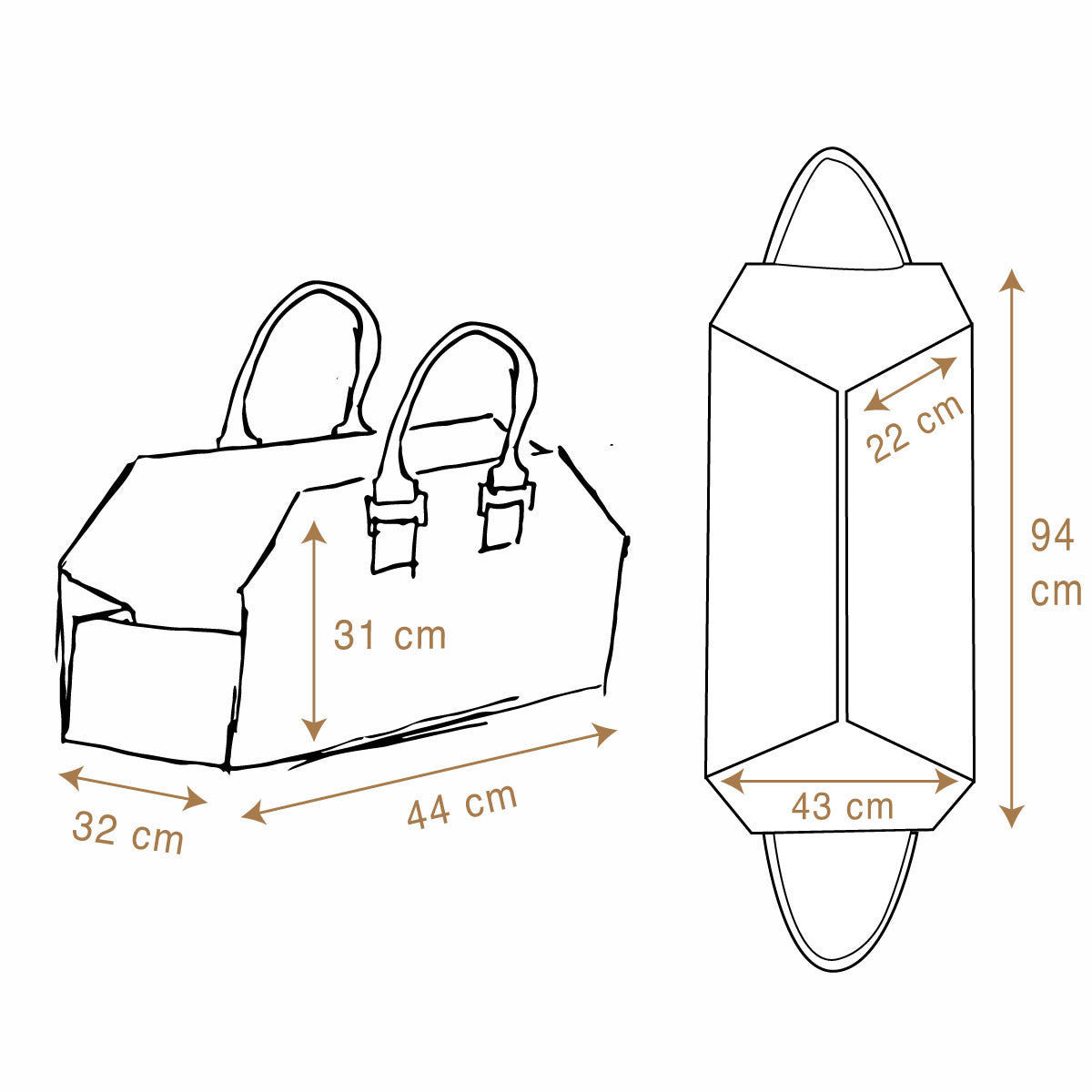 Craftwood 2 in 1  Log Firewood Bag