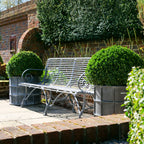 Sienna Round Galvanised Steel Planter (10175659507905)