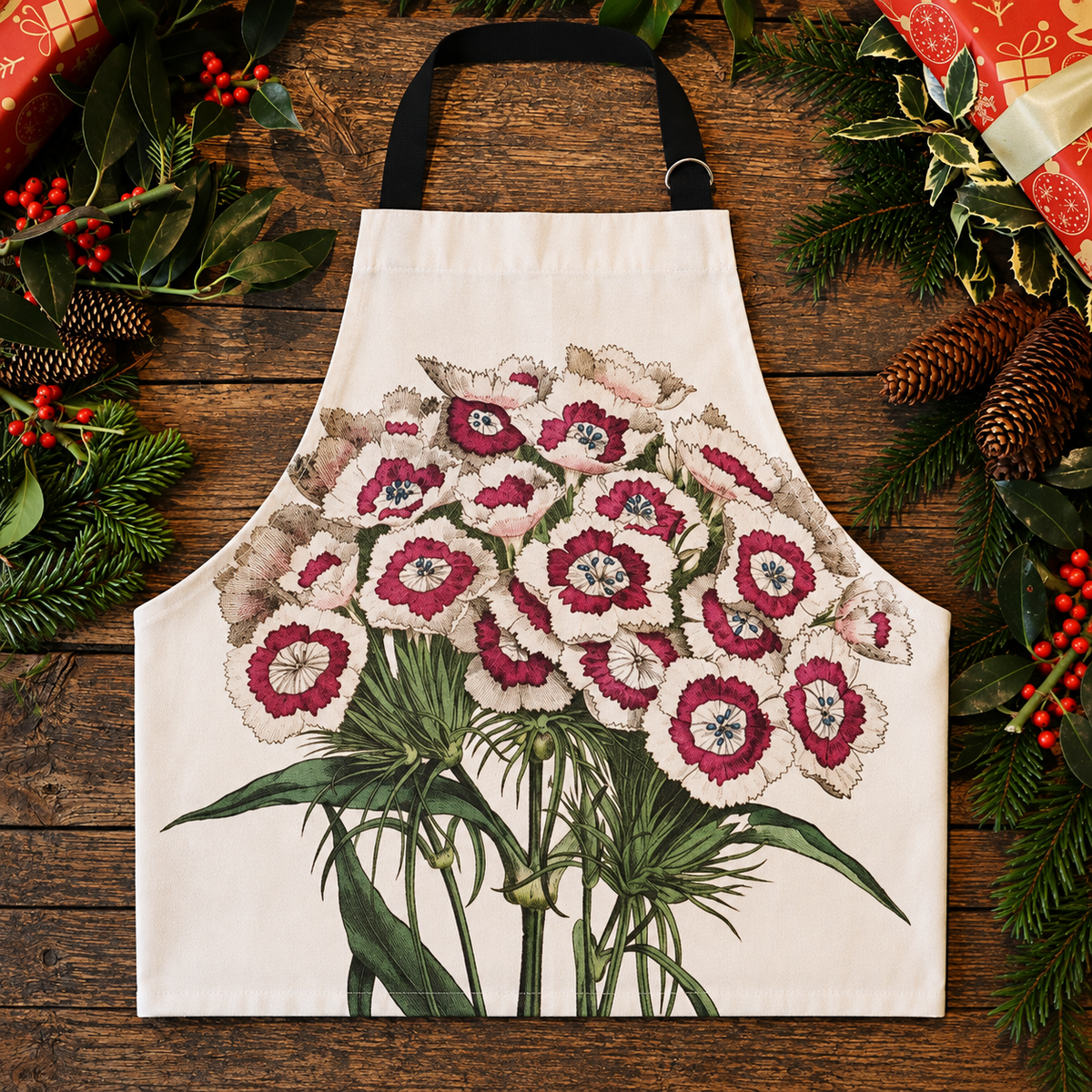 Handmade Cotton Apron Botanical Collection