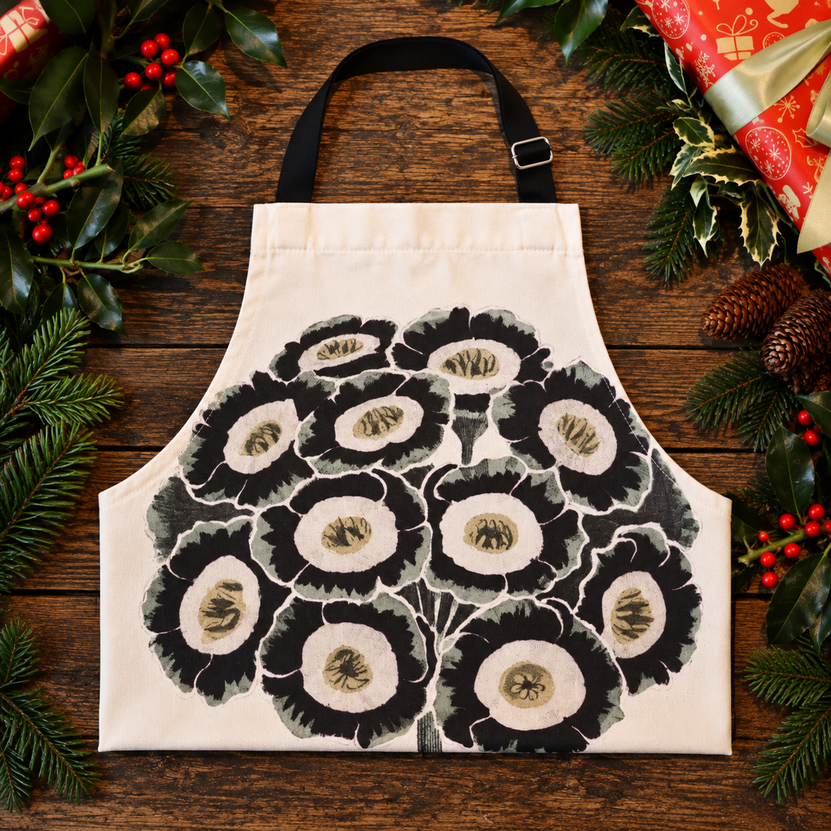 Handmade Cotton Apron Botanical Collection