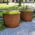 Adezz Corten Steel Conical Planter (7568296640705)